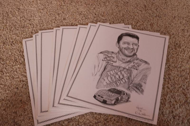 NASCAR Driver Sketch Sport posters...