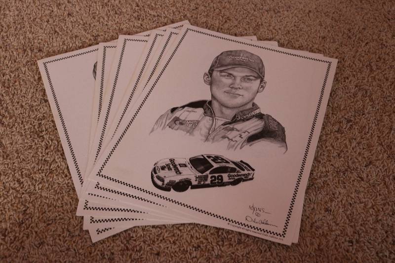 NASCAR Driver Sketch Sport posters...