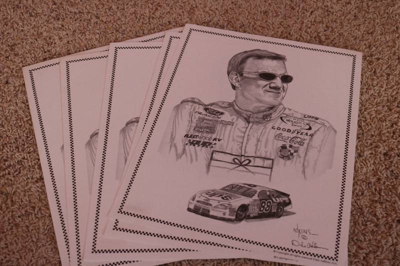 NASCAR Driver Sketch Sport posters...