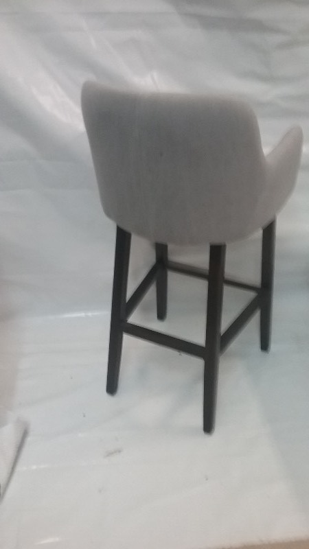 2x Bar Height Fabric Stools