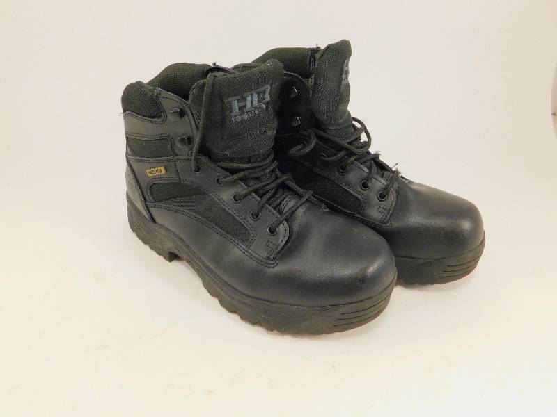 lot 5 image: HQ ISSUE Mens Tactical Boots, Waterproof, Black