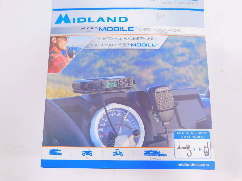 lot 16 image: Midland MXT100 MicroMobile GMRS 2-Way Radio
