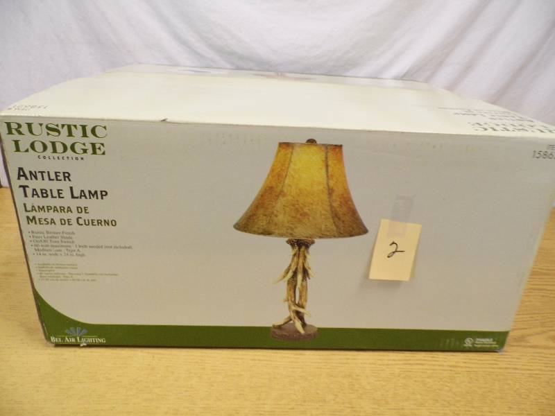 New Antler Table Lamp