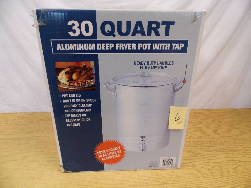 30 Qt Deep Fryer Pot w Tap