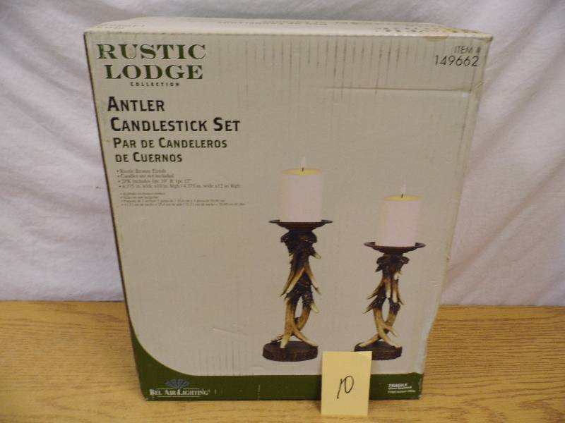 Antler Candle Stick Set