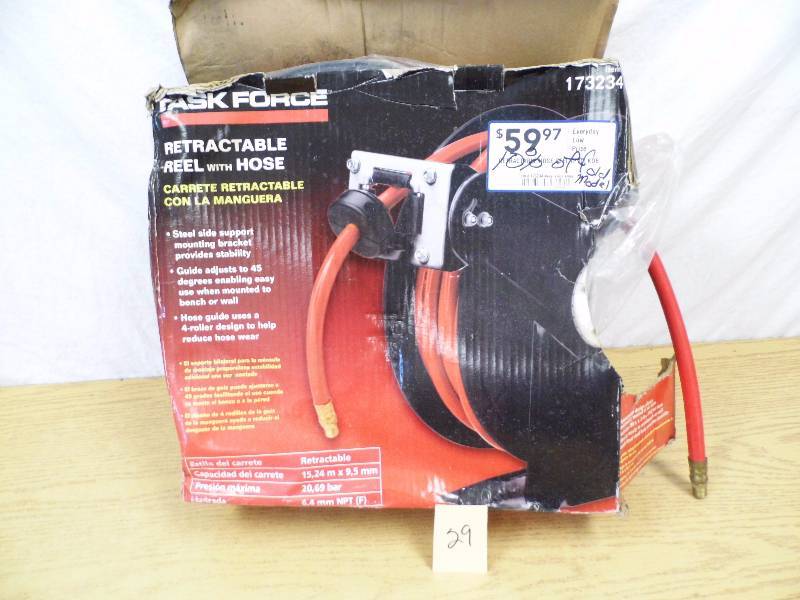 Retractable Hose and Reel