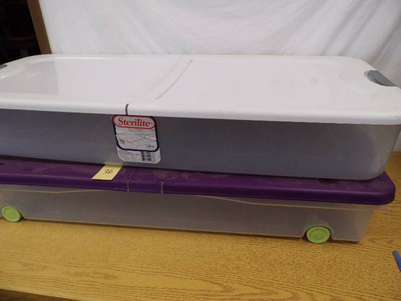2 Underbed Totes