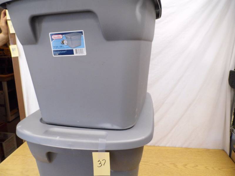 2 - 18 Gallon Totes
