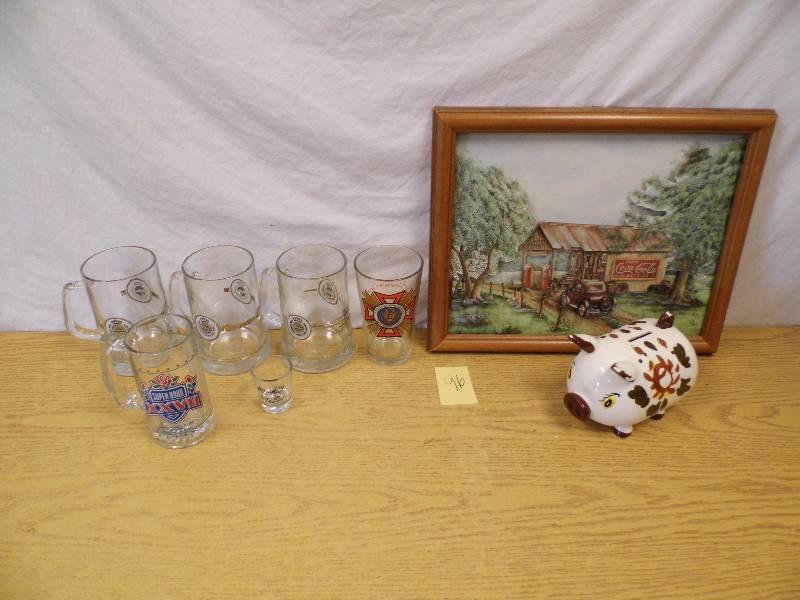 Coke Picture - Bar Glasses - Bank