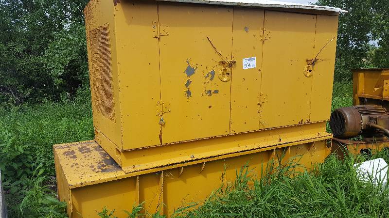lot 504 image: Stanadyne Industrial 4-Cylinder Diesel Engine Powered Generator w Cabinet