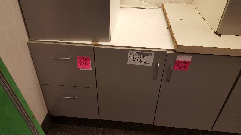 Lot of (2) Commercial 2-Door Under-Counter Cabinet