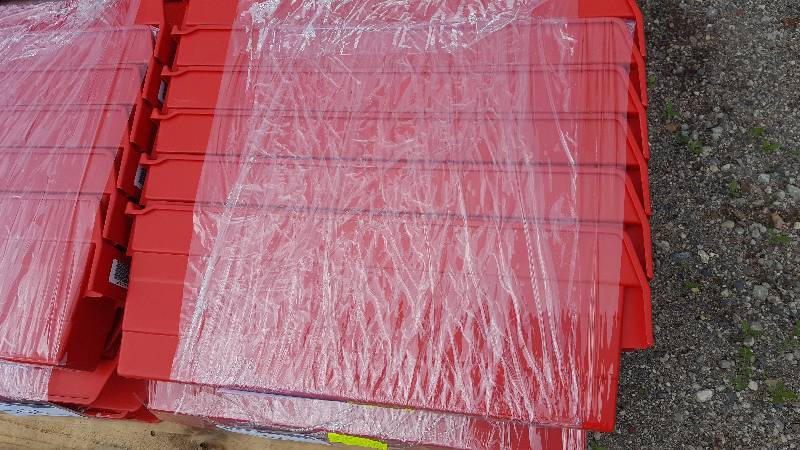 lot 551 image: Lot of (6) Plastic Storage Bins