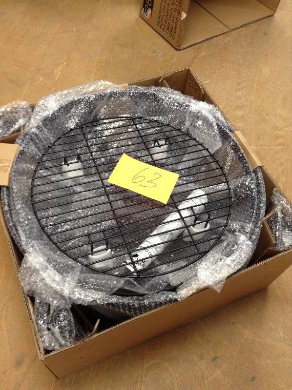 Hampton Bay Crossfire 29.50 in. Steel Fire Pit with Cooking Grate