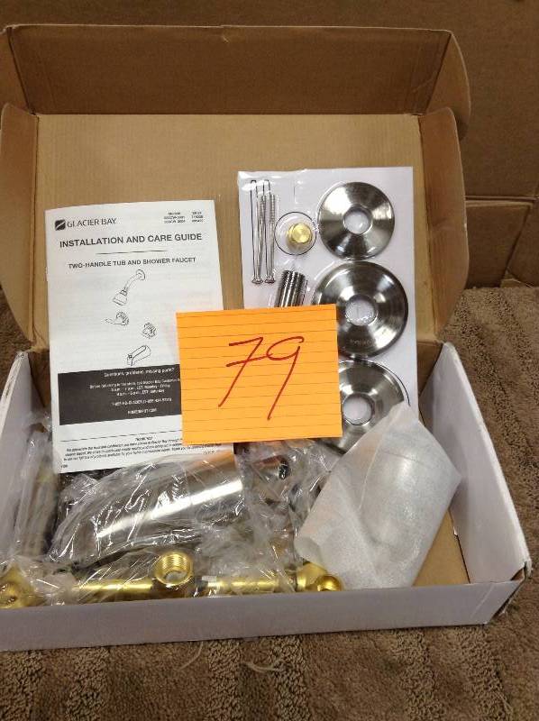 Glacier Bay Aragon 2-Handle 1-Spray Tub and Shower Faucet in Chrome open box never used