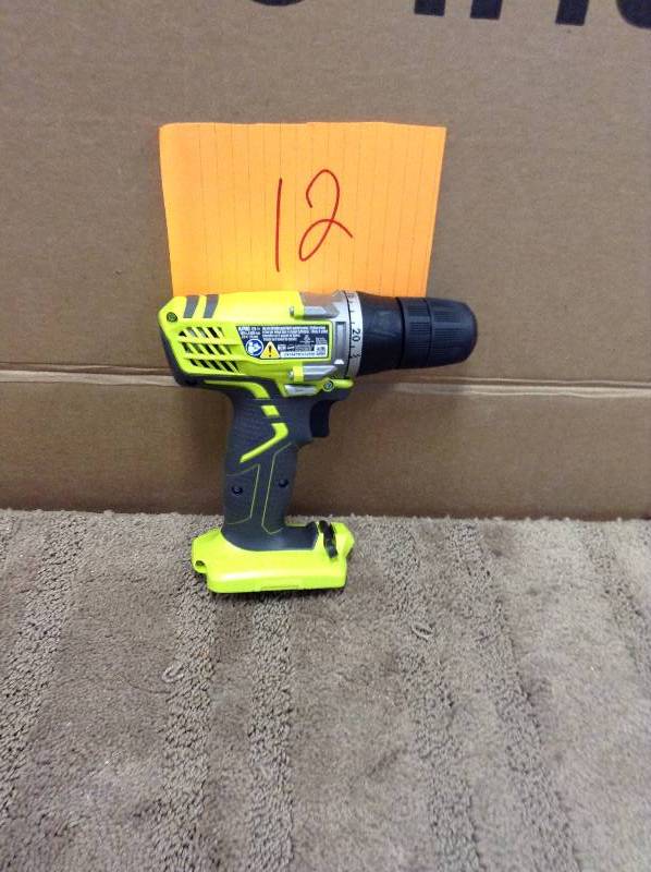 Ryobi 12-Volt Cordless Lithium-Ion DrillDriver Tool Only   never used