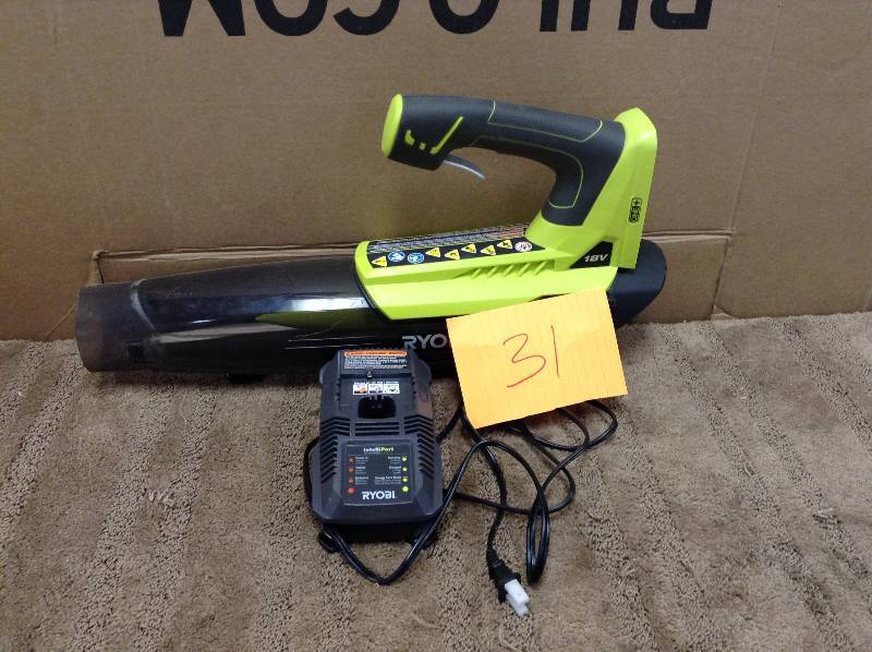 Ryobi ONE 100 MPH 280 CFM Variable-Speed 18-Volt Lithium-Ion Cordless Jet Fan Leaf Blower -Battery not  Included