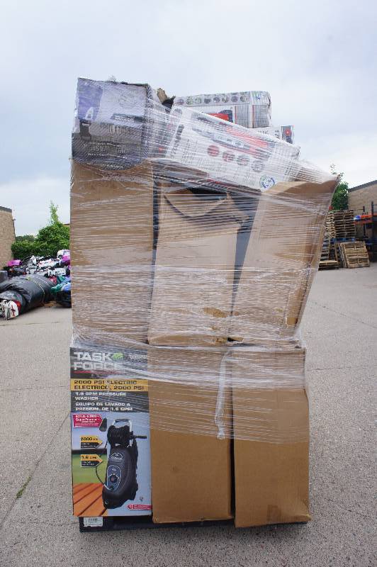 1 Large Pallet of (26) Total Pressure Washers - All Electric - Assorted PSI Levels - Wholesale Lot