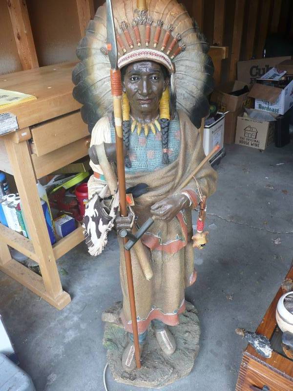 lot 1 image: Vintage Very Cool Indian Floor Lamp - Works - Approx 65 High - See Pictures