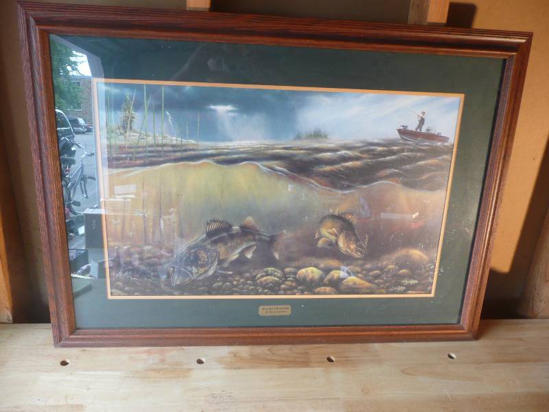 lot 4 image: Vintage Numbered Art - Before The Storm by Brian Kuether - 330 of 9800 - Approx 34wide 26high - See Pictures