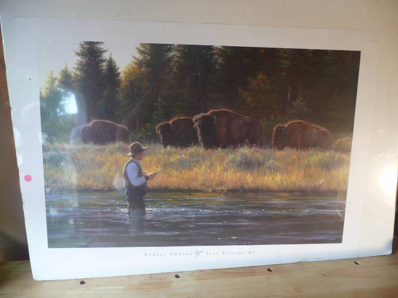 lot 5 image: Vintage Artwork - Robert Duncan - Just Passing By - Nice Piece - See Pictures