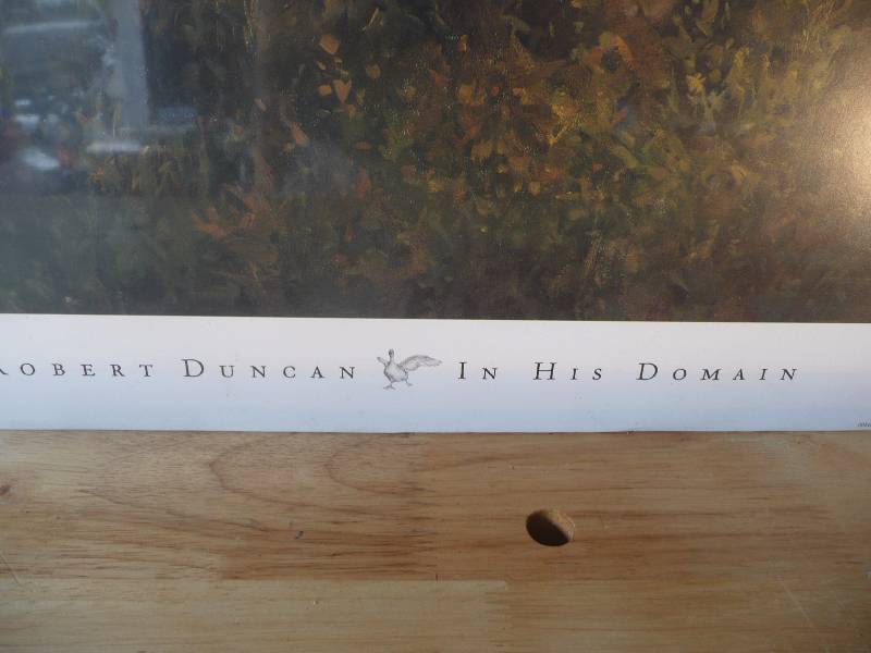 lot 6 image: Vintage Artwork - Robert Duncan - In His Domain - Nice Piece - See Pictures