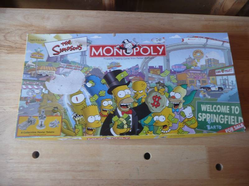 lot 57 image: Simpsons Monopoly Edition - See Pictures