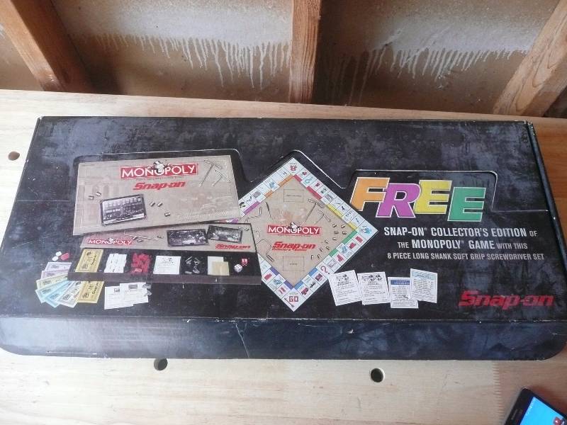 lot 58 image: Snap On Tools Monopoly Collectors Edition WTools - See Pictures