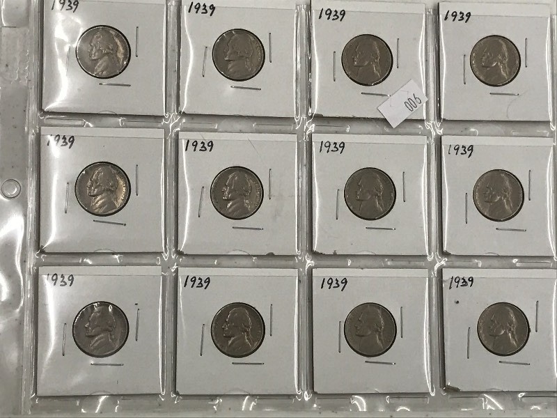 1939 P - Jefferson Nickels - Qty. 1...