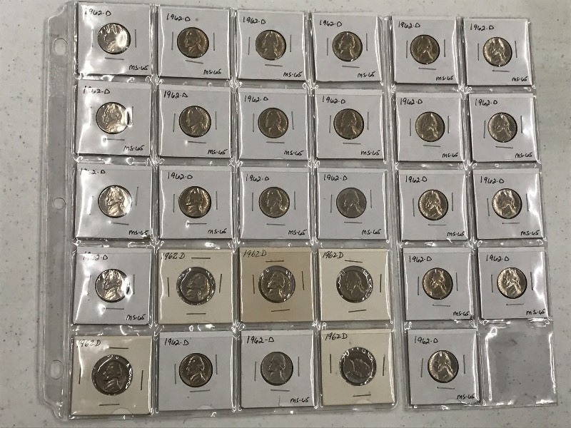 1962 D - Jefferson Nickels - Qty. 2...