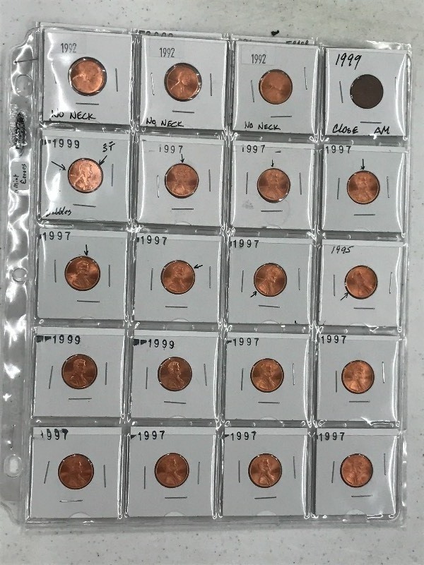 1990s - Lincoln Memorial Cents - Q...