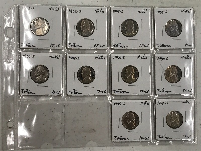 1975 S - Jefferson Nickels - Qty. 1...