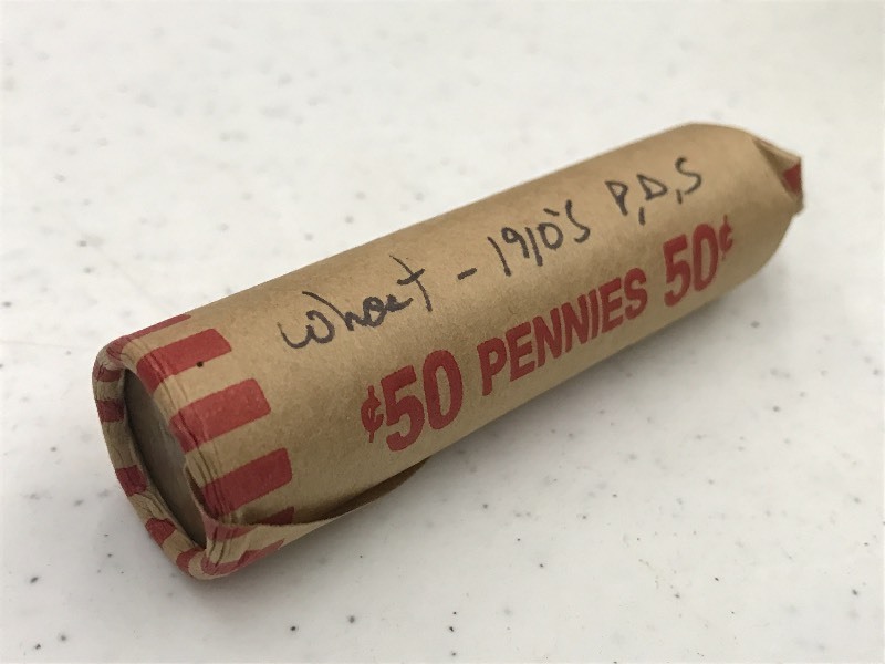 Wheat Cents - 1 Full Roll - 1910s ...