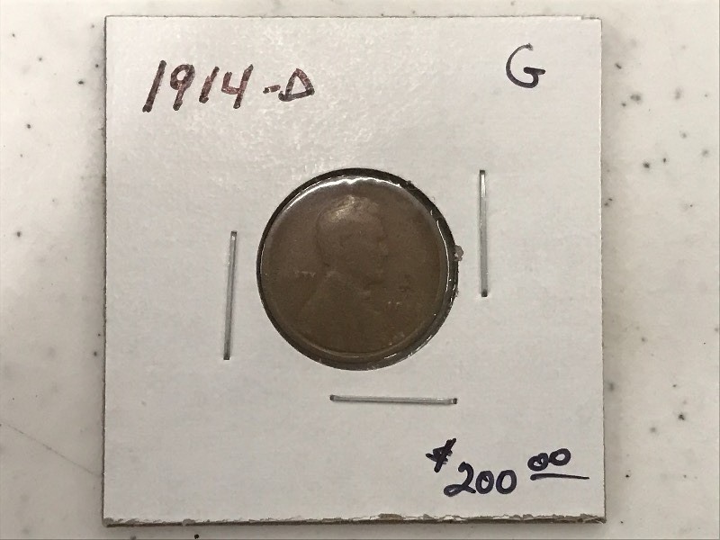 1914 D (Key Date) - Lincoln Wheat C...