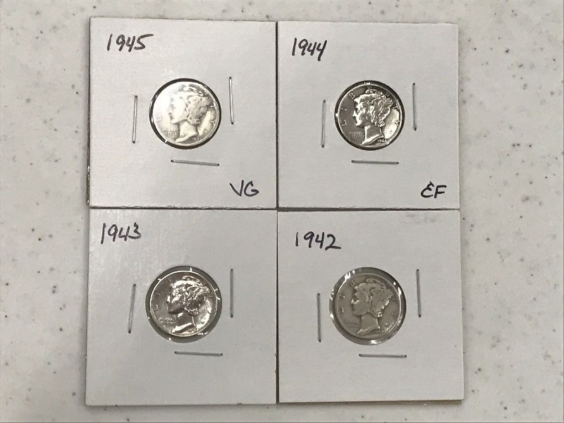 1942 P & 1943 P & 1944 P & 1945 P -...