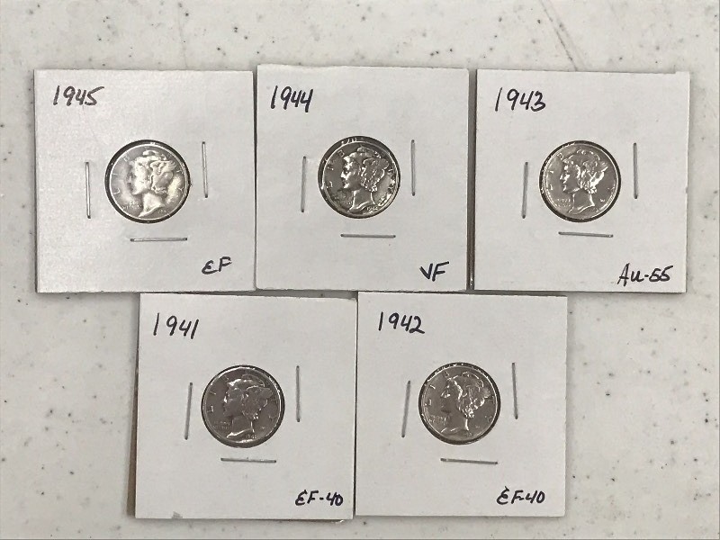 1941 P & 1942 P & 1943 P & 1944 P &...