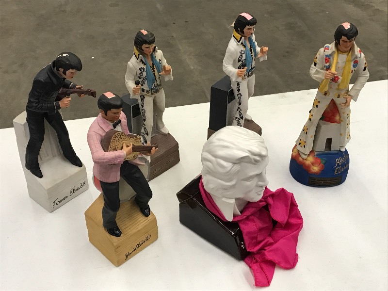 Lot Of Vintage Elvis Presley Decant...