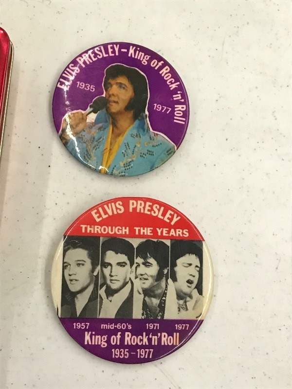 Lot Of Elvis Presley Candy Tins, T...