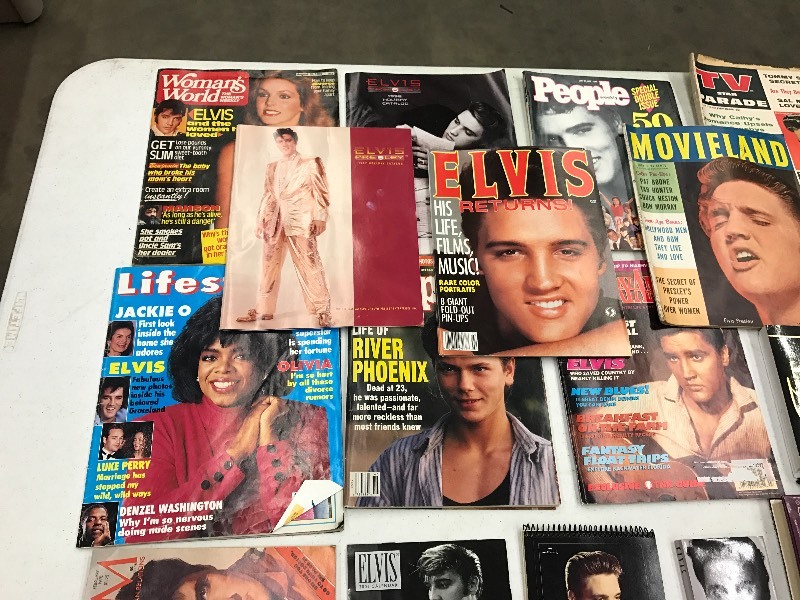 Lot Of Assorted Elvis Presley Magaz...