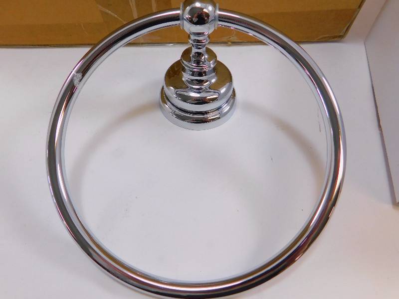 Lot Of 14 Big Bird Polished Chrome Towel Ring