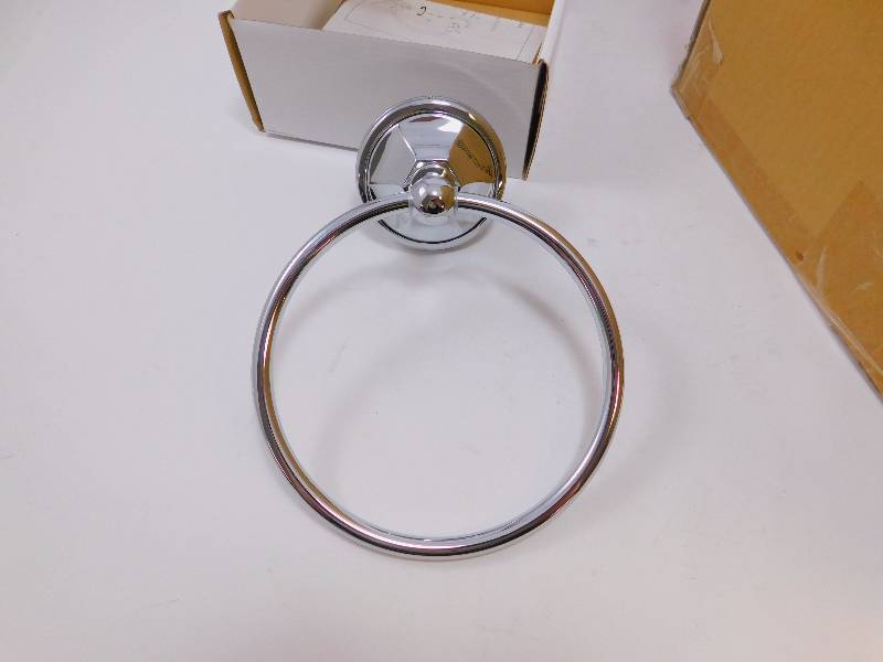Lot Of 8 Lake-shore Polished Chrome Towel Ring