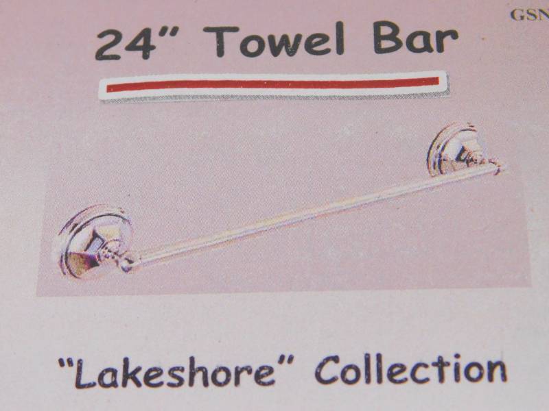 Lot Of 16 Lakeshore Collection Polished Chrome 24 Towel Bar