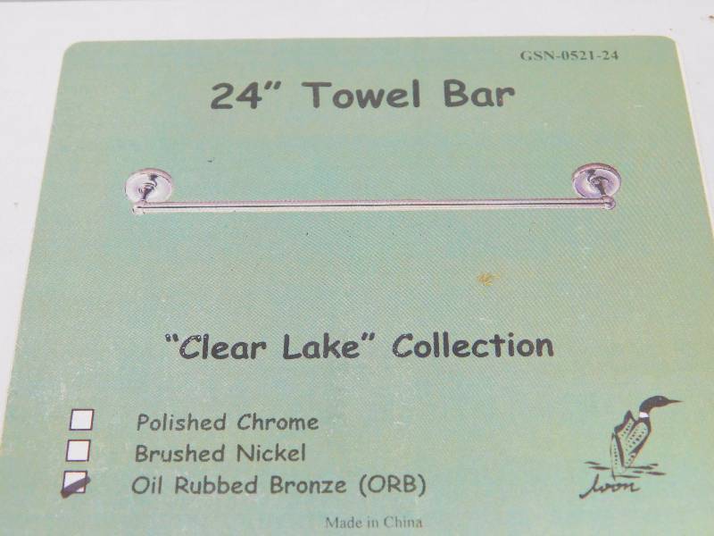 Lot Of 14 Clear Lake Collection Oil Rubbed Bronze 24 Towel Bar