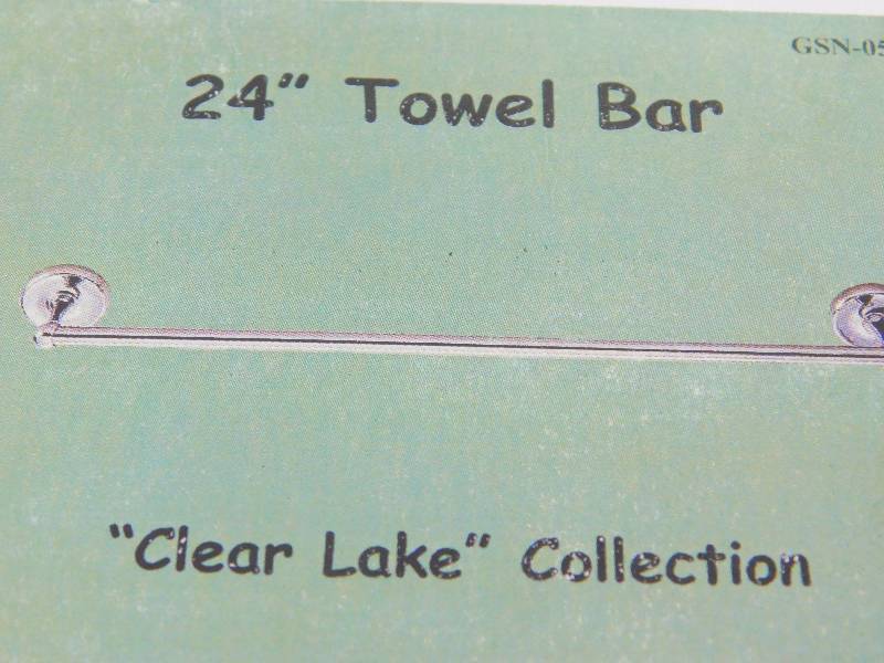 Lot Of 14 Clear Lake Collection Polished Chrome 24 Towel Bar