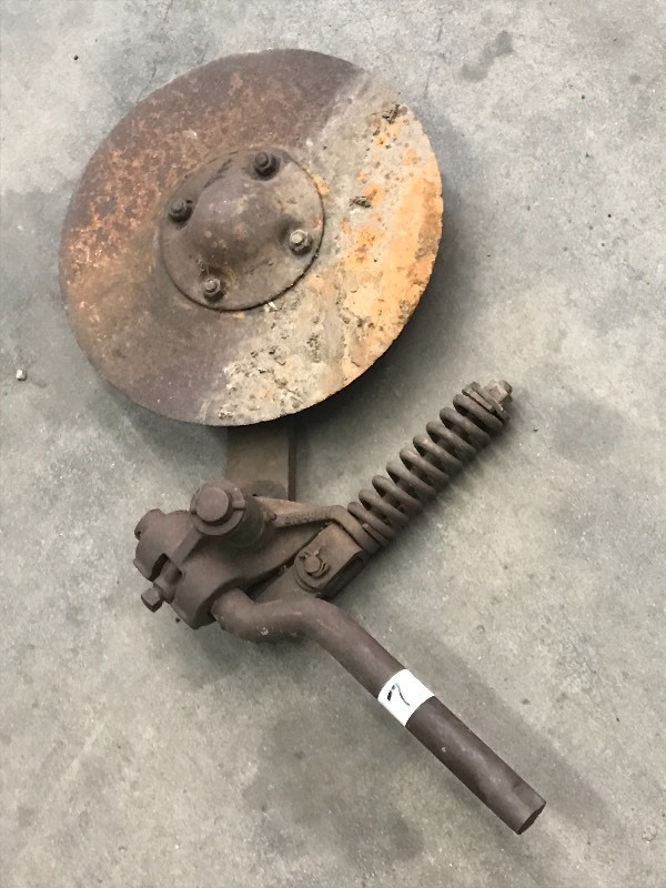 lot 7 image: Vintage Farm Implement Disc ...