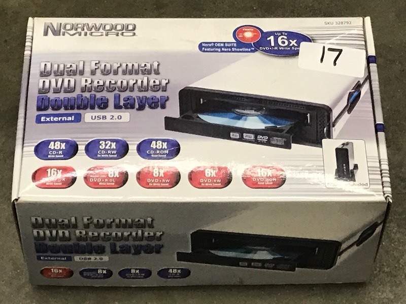 lot 17 image: Norwood Micro Dual Front DVD Record...