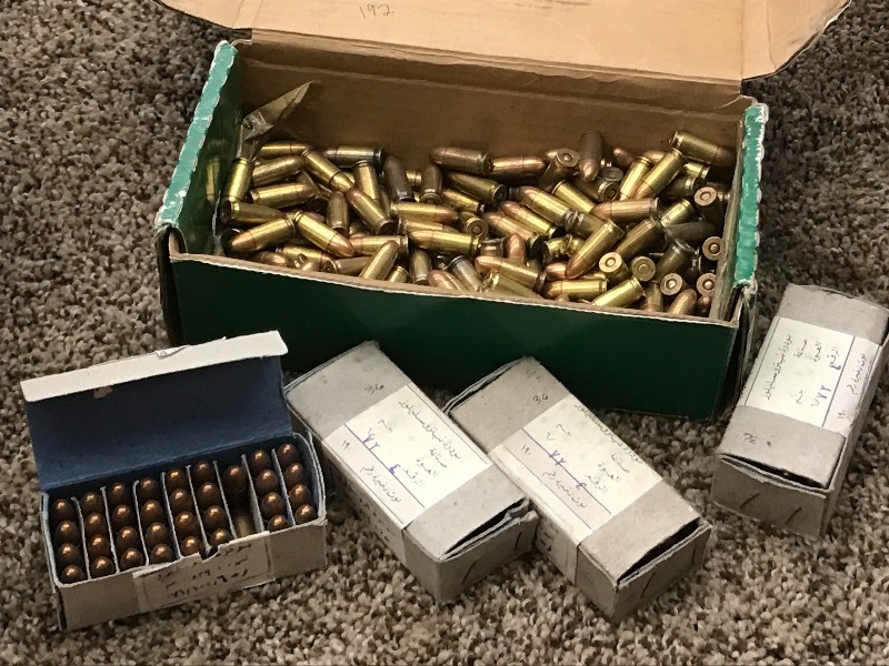 lot 36 image: Box Of (250) Pistol Shells, Possib...