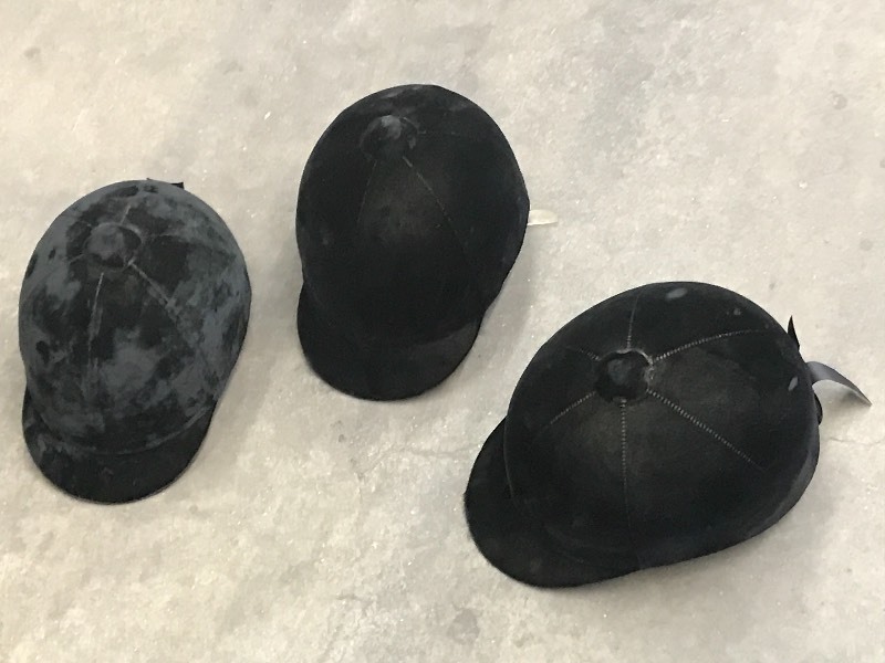lot 37 image: Lot Of (3) Horse Riders Helmets ...
