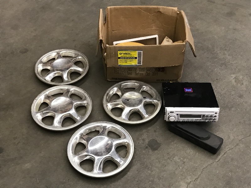 lot 51 image: Lot Of Golf Cart Hub Caps, Marine ...