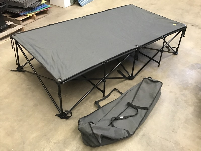 lot 53 image: Over-Sized 43x7ft Camping Cot With...