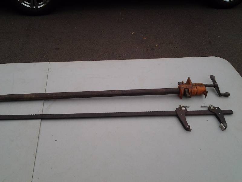 lot 50 image: 2-Large Clamps